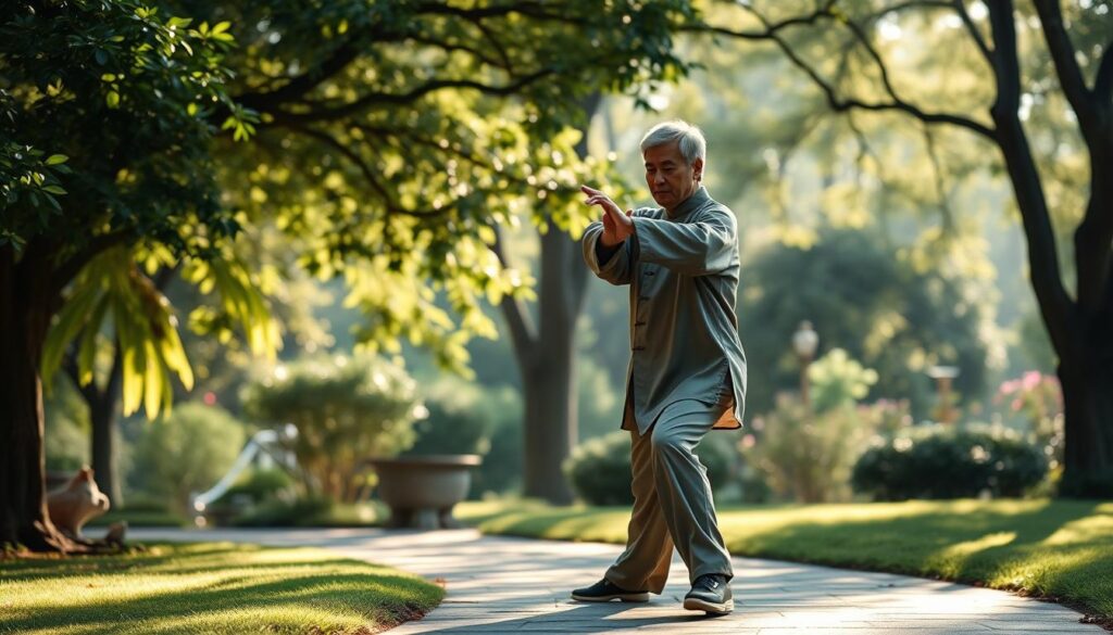 Brush knee technique in Tai Chi