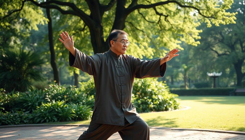 Cheng Man-ching demonstrating Tai Chi