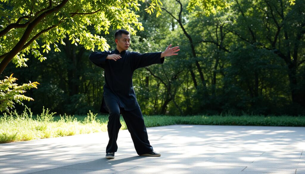 Drawing the Bow Tai Chi exercise