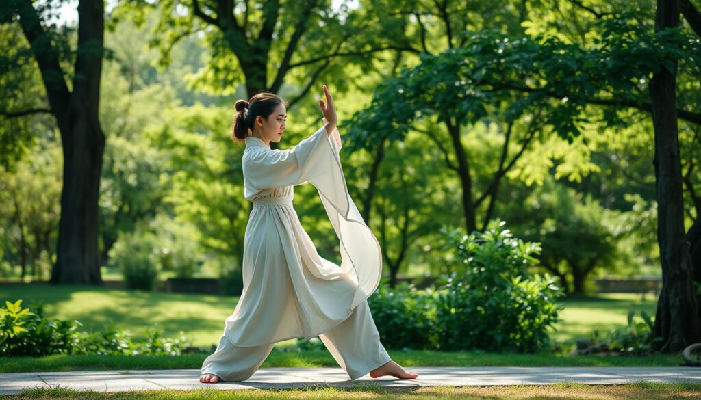 Part the Wild Horse's Mane tai chi technique