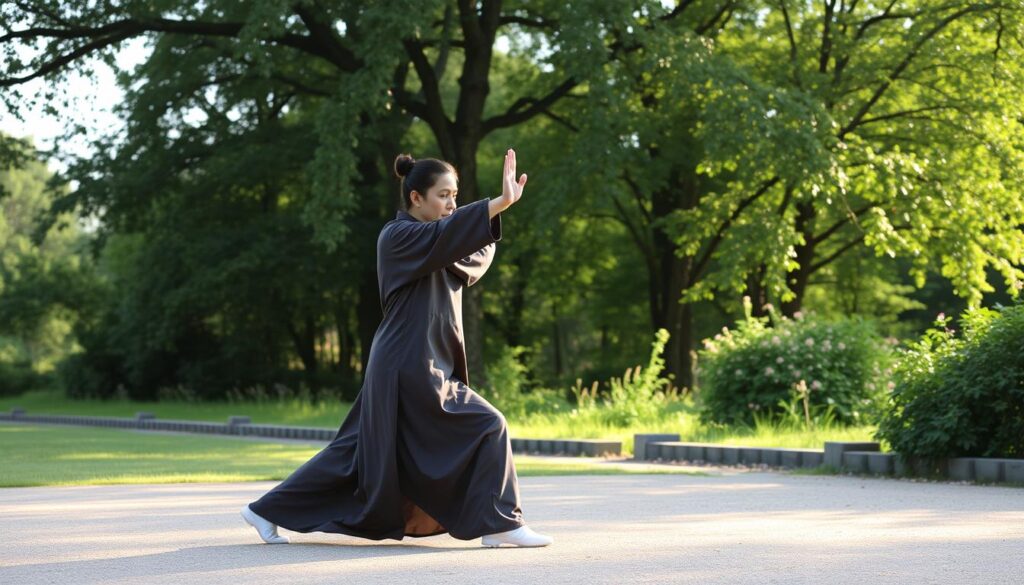 Parting the Wild Horse's Mane Tai Chi exercise