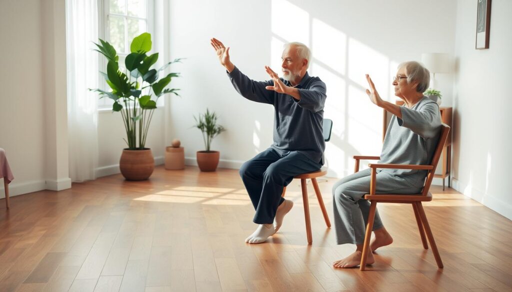 Seated tai chi moves for beginners