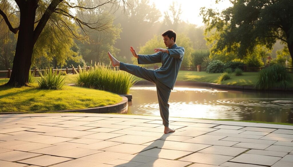 Tai Chi Kick with Heel technique