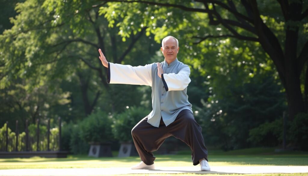 Tai Chi arm crossing technique