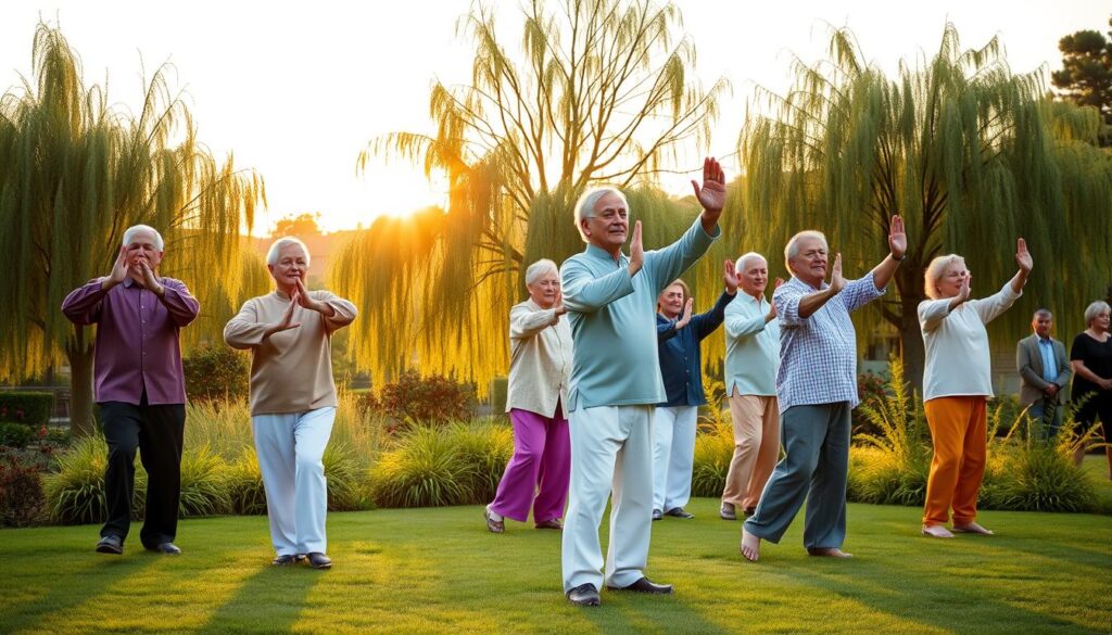 Tai chi standing meditation for seniors