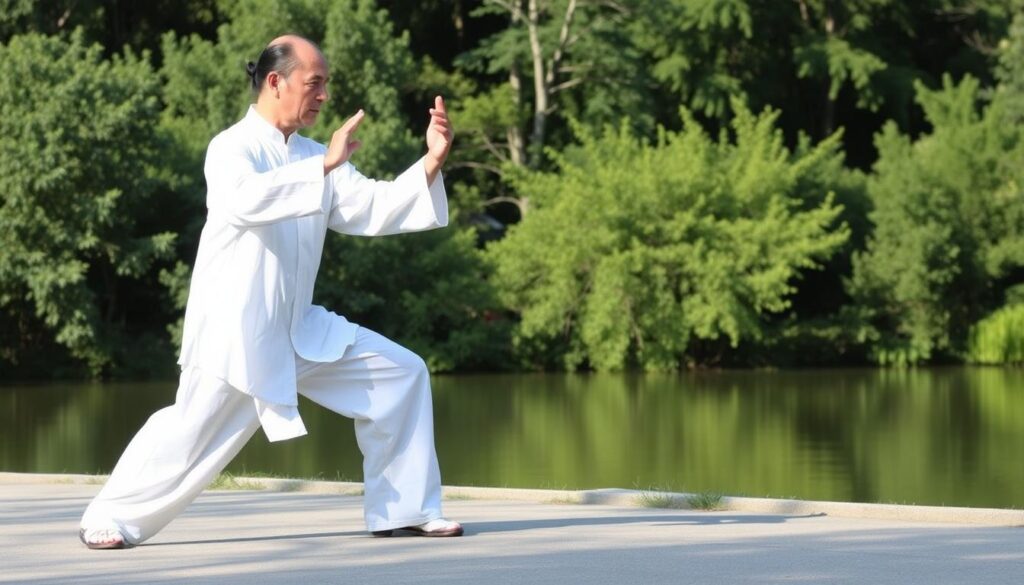 Wu 45-movement form for tai chi competitions